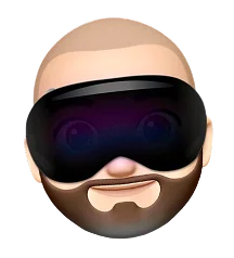 John’s avatar wearing Apple Vision Pro